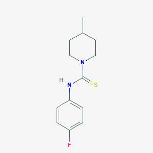 molecular formula C13H17FN2S B323631 N-(4-fluorophenyl)-4-methyl-1-piperidinecarbothioamide 