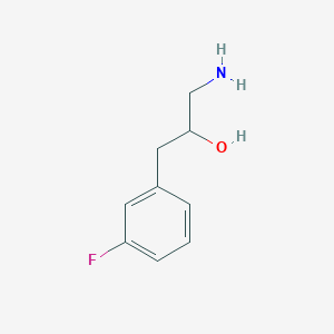 molecular formula C9H12FNO B3236418 1-Amino-3-(3-fluorophenyl)propan-2-ol CAS No. 1368911-11-8