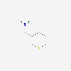molecular formula C6H13NS B3236432 Thian-3-ylmethanamine CAS No. 1369145-95-8