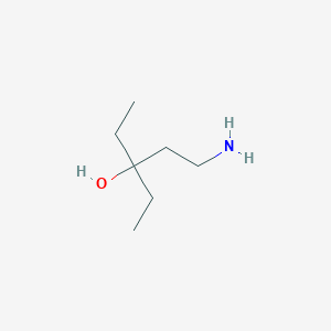 molecular formula C7H17NO B3236452 1-Amino-3-ethylpentan-3-ol CAS No. 1369248-66-7