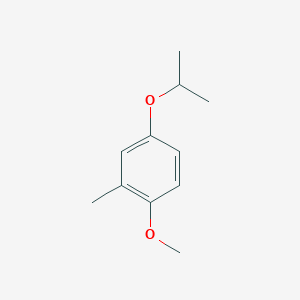 molecular formula C11H16O2 B3236485 4-Isopropoxy-1-methoxy-2-methylbenzene CAS No. 1369793-72-5