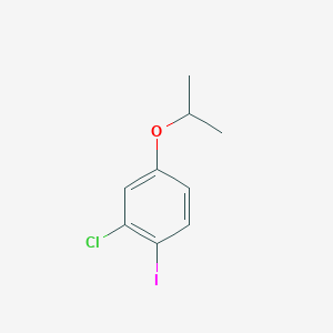 molecular formula C9H10ClIO B3236488 2-氯-1-碘-4-异丙氧基苯 CAS No. 1369830-17-0