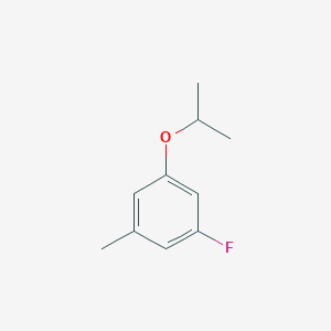 molecular formula C10H13FO B3236493 1-Fluoro-3-isopropoxy-5-methylbenzene CAS No. 1369853-40-6