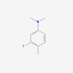 molecular formula C9H12FN B3236498 (3-Fluoro-4-methyl-phenyl)-dimethyl-amine CAS No. 1369865-37-1