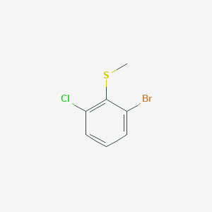 molecular formula C7H6BrClS B3236512 2-溴-6-氯硫代茴香醚 CAS No. 1370025-57-2