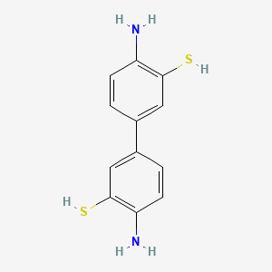 molecular formula C12H12N2S2 B3236607 3,3'-二巯基联苯胺 CAS No. 13730-46-6