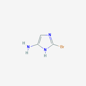 molecular formula C3H4BrN3 B3236670 2-Bromo-1H-imidazol-4-amine CAS No. 1373233-52-3