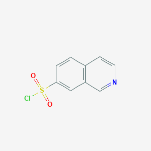 molecular formula C9H6ClNO2S B3236750 Isoquinoline-7-sulfonyl chloride CAS No. 1374652-25-1