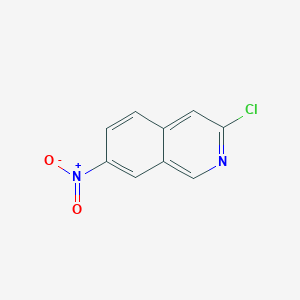 molecular formula C9H5ClN2O2 B3236752 3-Chloro-7-nitroisoquinoline CAS No. 1374652-71-7