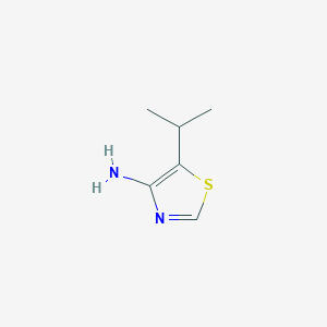 molecular formula C6H10N2S B3236759 5-(Propan-2-yl)-1,3-thiazol-4-amine CAS No. 1374664-66-0