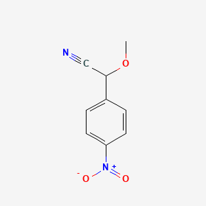 molecular formula C9H8N2O3 B3236819 2-Methoxy-2-(4-nitrophenyl)acetonitrile CAS No. 1376363-04-0