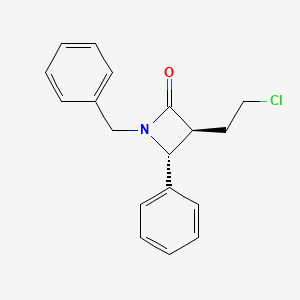 (3S,4R)-1-Benzyl-3-(2-chloroethyl)-4-phenylazetidin-2-one