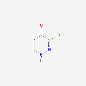molecular formula C4H3ClN2O B3236964 3-Chloropyridazin-4-ol CAS No. 1379240-74-0