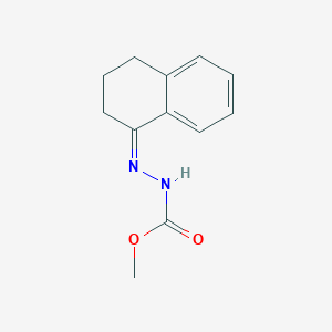 molecular formula C12H14N2O2 B323697 methyl 2-(3,4-dihydronaphthalen-1(2H)-ylidene)hydrazinecarboxylate 