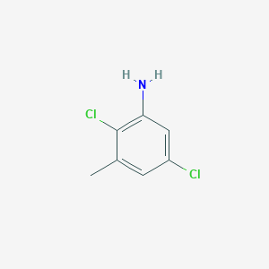 molecular formula C7H7Cl2N B3236984 2,5-Dichloro-3-methylaniline CAS No. 1379291-18-5