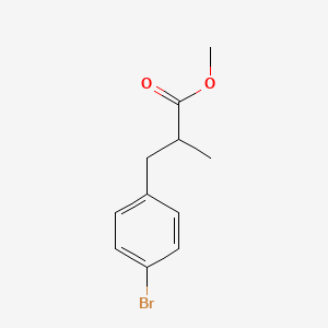 molecular formula C11H13BrO2 B3236991 Methyl2-(4-bromobenzyl)propanoate CAS No. 1379317-31-3