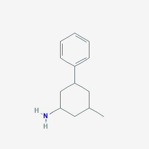 molecular formula C13H19N B3236994 3-Methyl-5-phenylcyclohexan-1-amine CAS No. 1379319-60-4