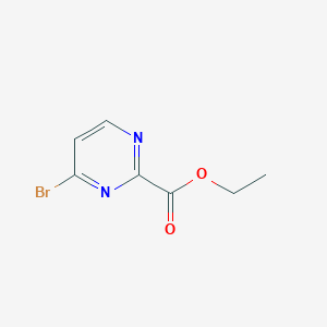 molecular formula C7H7BrN2O2 B3237044 Ethyl 4-bromopyrimidine-2-carboxylate CAS No. 1379364-87-0