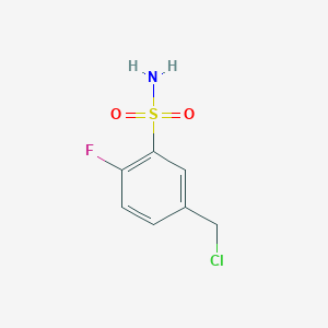 5-(Chloromethyl)-2-fluorobenzenesulfonamide
