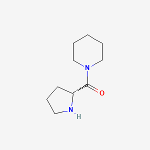 molecular formula C10H18N2O B3237061 1-D-prolylpiperidine CAS No. 1379442-27-9
