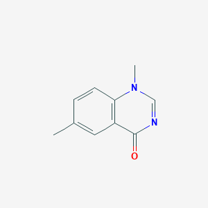 molecular formula C10H10N2O B3237069 1,6-Dimethylquinazolin-4(1H)-one CAS No. 1379685-34-3