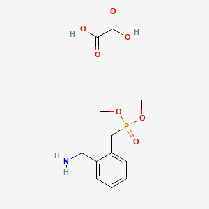 molecular formula C12H18NO7P B3237214 Dimethyl 2-(aminomethyl)benzylphosphonate oxalate CAS No. 1383133-20-7