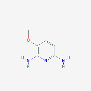 molecular formula C6H9N3O B3237216 2,6-Pyridinediamine, 3-methoxy- CAS No. 138323-94-1