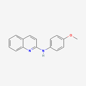 molecular formula C16H14N2O B3237230 N-(4-methoxyphenyl)quinolin-2-amine CAS No. 138386-76-2
