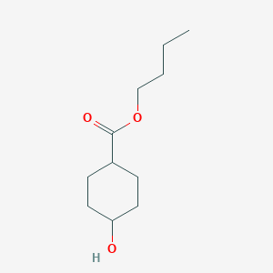 molecular formula C11H20O3 B3237259 4-Hydroxy-cyclohexanecarboxylic acid butyl ester CAS No. 1384257-92-4