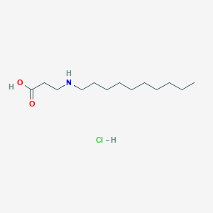 3-(Decylamino)propanoic acid hydrochloride