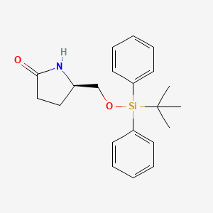 (5R)-5-[(tert-Butyldiphenylsilyloxy)methyl]pyrrolidine-2-one