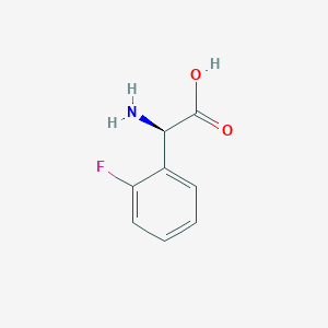 molecular formula C8H8FNO2 B3237338 (R)-2-Amino-2-(2-fluorophenyl)acetic acid CAS No. 138751-03-8