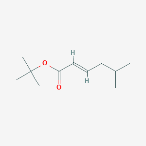 molecular formula C11H20O2 B3237400 5-Methyl-hex-2-enoic acid tert-butyl ester CAS No. 138877-97-1