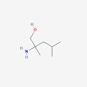 molecular formula C7H17NO B3237420 2-Amino-2,4-dimethylpentan-1-ol CAS No. 13893-55-5