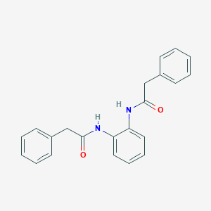 molecular formula C22H20N2O2 B323751 2-phenyl-N-{2-[(phenylacetyl)amino]phenyl}acetamide 