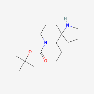 Tert-butyl 6-ethyl-1,7-diazaspiro[4.5]decane-7-carboxylate
