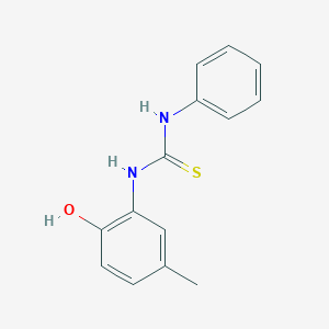 molecular formula C14H14N2OS B323759 1-(2-Hydroxy-5-methylphenyl)-3-phenylthiourea 