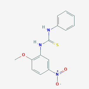 molecular formula C14H13N3O3S B323760 1-(2-Methoxy-5-nitrophenyl)-3-phenylthiourea 
