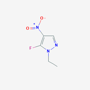 1H-Pyrazole, 1-ethyl-5-fluoro-4-nitro-