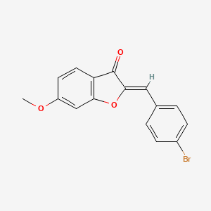 (Z)-2-(4-bromobenzylidene)-6-methoxybenzofuran-3(2H)-one