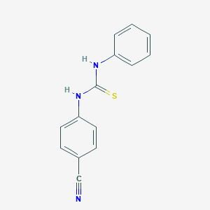 molecular formula C14H11N3S B323763 1-(4-Cyanophenyl)-3-phenylthiourea 