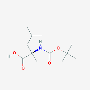 D-Leucine, N-[(1,1-dimethylethoxy)carbonyl]-2-methyl-