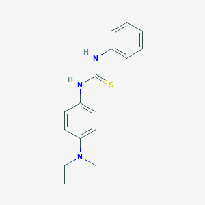 molecular formula C17H21N3S B323765 N-[4-(diethylamino)phenyl]-N'-phenylthiourea 