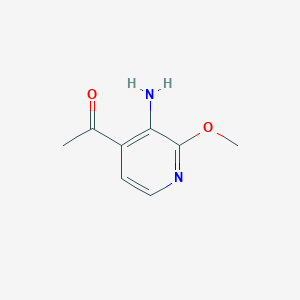 1-(3-Amino-2-methoxypyridin-4-YL)ethanone