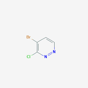 molecular formula C4H2BrClN2 B3237653 4-Bromo-3-chloropyridazine CAS No. 1393545-85-1