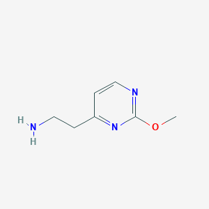 molecular formula C7H11N3O B3237684 2-(2-Methoxypyrimidin-4-YL)ethanamine CAS No. 1393585-16-4