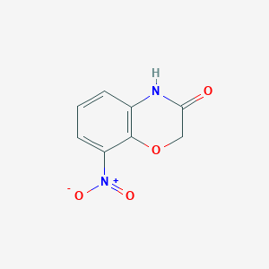 molecular formula C8H6N2O4 B3237857 2H-1,4-Benzoxazin-3(4H)-one, 8-nitro- CAS No. 139605-33-7