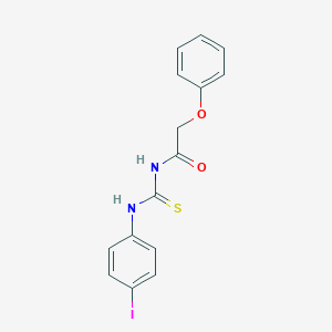 molecular formula C15H13IN2O2S B323786 N-[(4-iodophenyl)carbamothioyl]-2-phenoxyacetamide 