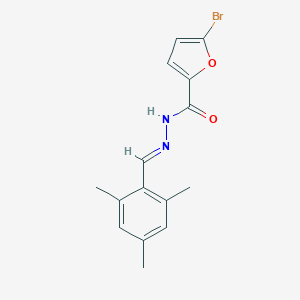 molecular formula C15H15BrN2O2 B323799 5-bromo-N'-(mesitylmethylene)-2-furohydrazide 