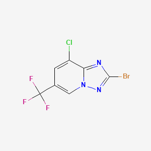 B3238024 2-Bromo-8-chloro-6-trifluoromethyl-[1,2,4]triazolo[1,5-a]pyridine CAS No. 1397287-39-6